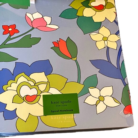 KATE SPADE Spiral Notebook Flower Bed NEW in Package - Picture 8 of 9